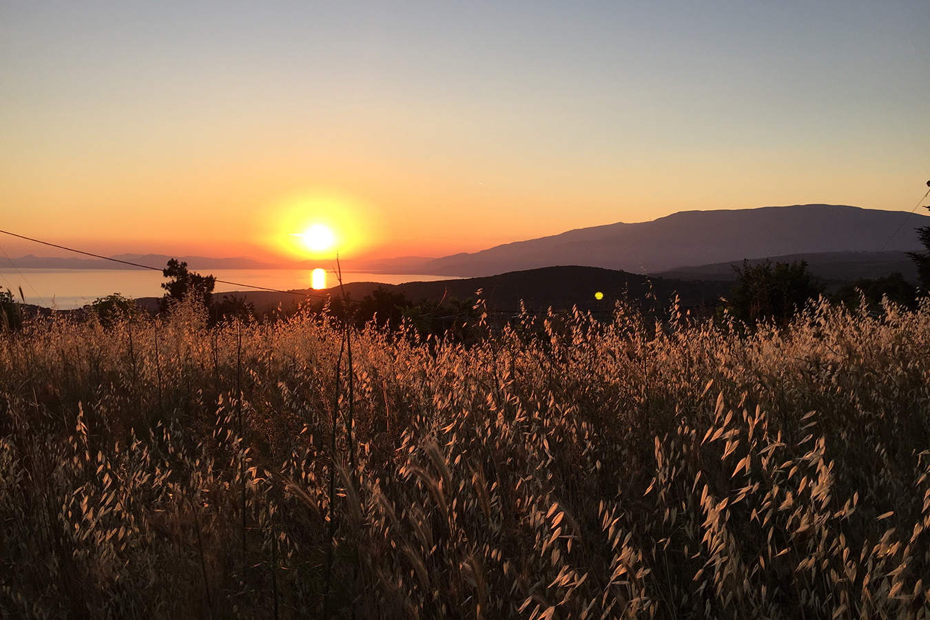 Zauberhaftes Abendlicht